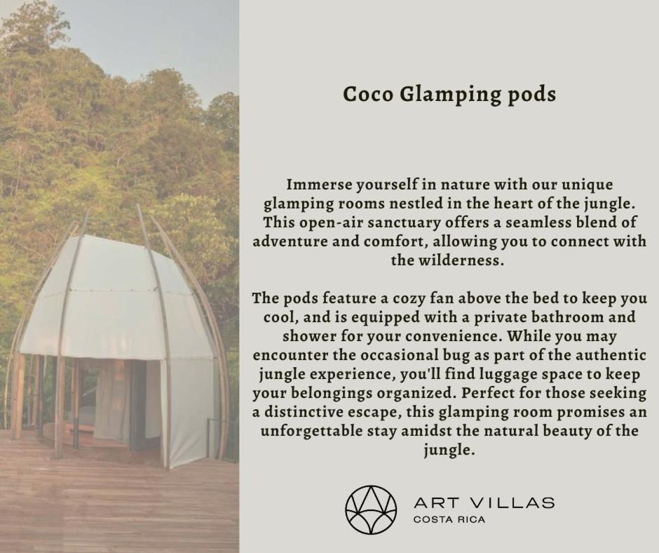 Art Villas Costa Rica, Villas & Glamping Uvita Kültér fotó